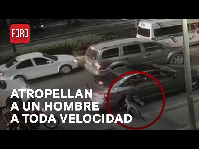 Momento en que motociclista atropella a un hombre en Chiapas - Las Noticias