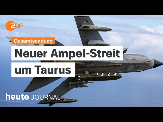 heute journal vom 20.02.2024 Taurus-Antrag, Anhörung Assange, Neue Linken-Spitze