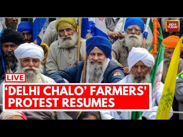 Farmer Protest LIVE News: Farmers Delhi Chalo March To Resume| Farmer Protest LIVE |India Today LIVE