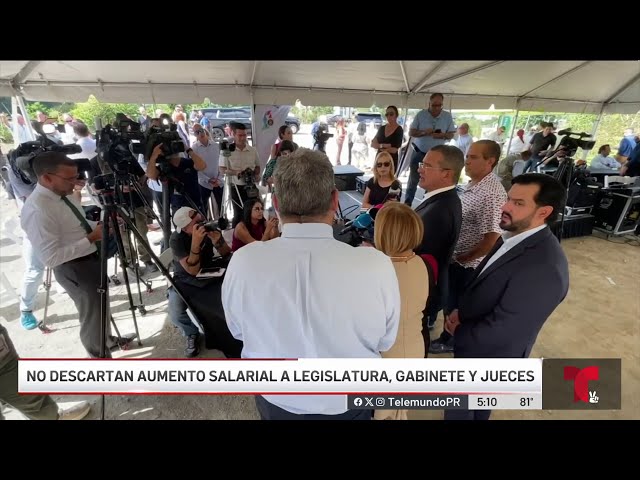 Pierluisi no descarta dar paso a aumentos salariales