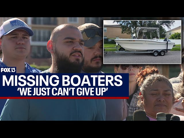 Missing Florida boaters: Families call for Coast Guard to continue search