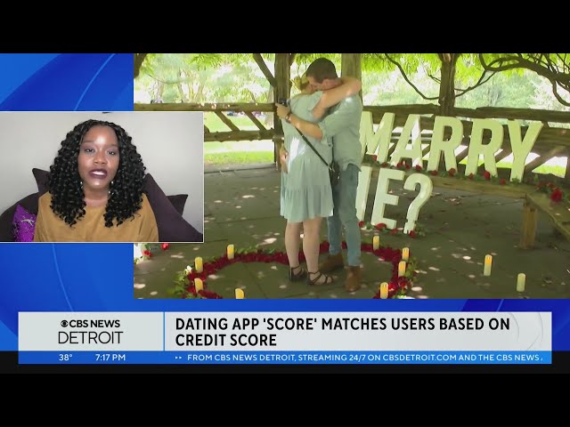 Dating app matches users based on credit score