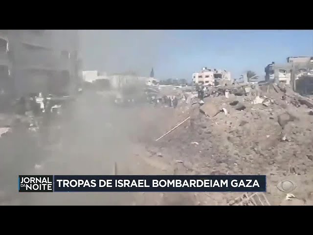 Tropas de Israel bombardeiam Gaza