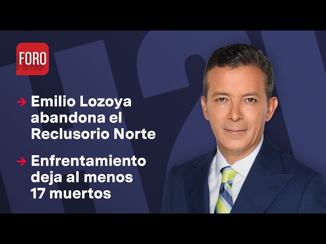 Emilio Lozoya sale de la cárcel; seguirá proceso en libertad - Hora 21: 20 de febrero 2024