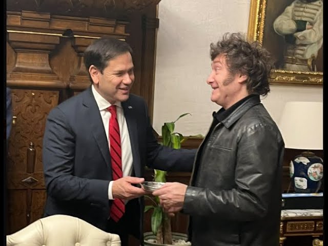 El Senador de Florida, Marco Rubio visitó a Javier Milei en Buenas Aires