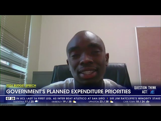 2024 buget speech | Government's planned expenditure priorities