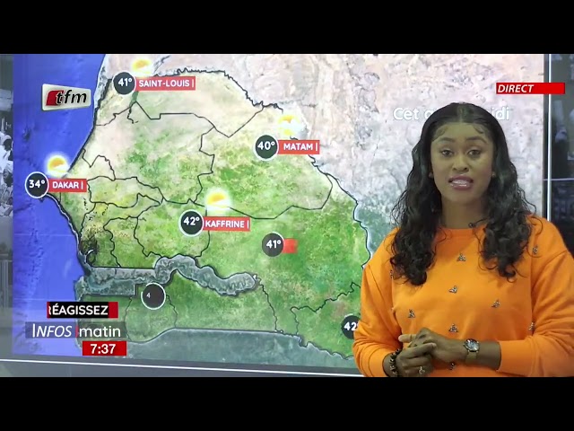 La météo avec Sokhna Natta Mbaye - Infos matin du 21 Février 2024