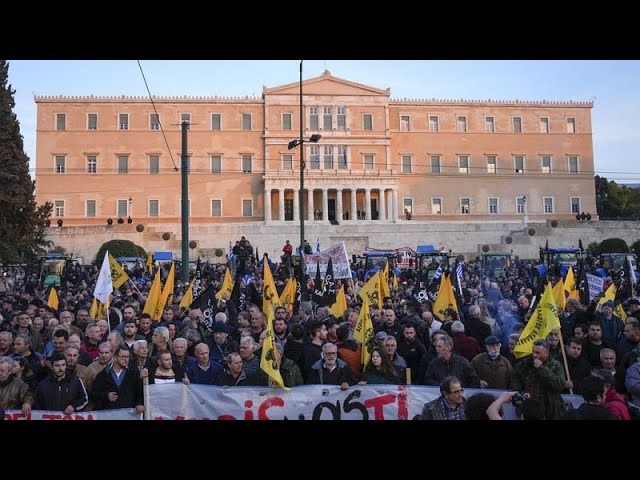 Tractorada en Atenas, mientras las negociaciones con el Gobierno griego están en punto muerto