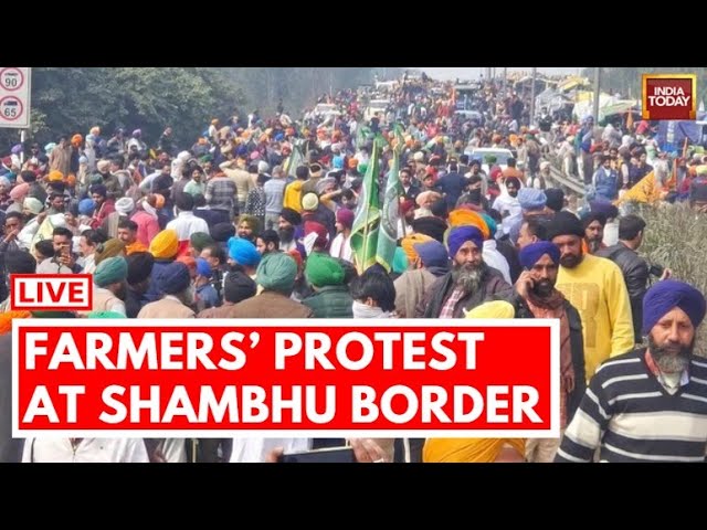 Farmer Protest LIVE: Farmer Protest Escalates At Shambhu Border | Delhi Chalo Farmers Protest LIVE