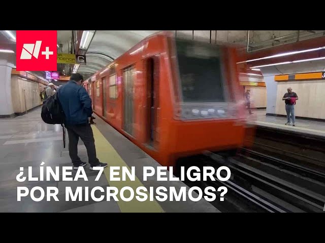 Hallan fisuras y desprendimientos en Línea 7 del Metro CDMX, ¿es a causa de los microsismos?