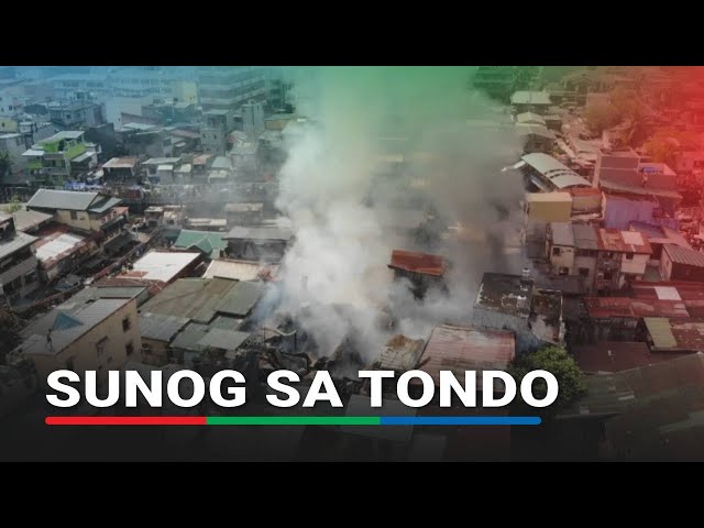 Sunog sa Tondo umabot sa ikalawang alarma