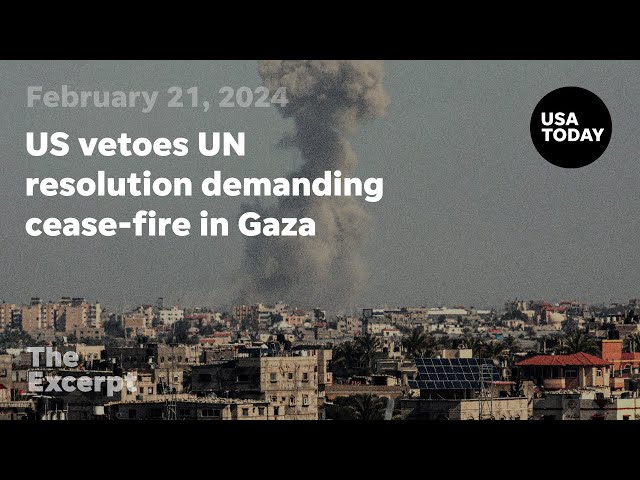 US vetoes UN resolution demanding cease-fire in Gaza | The Excerpt
