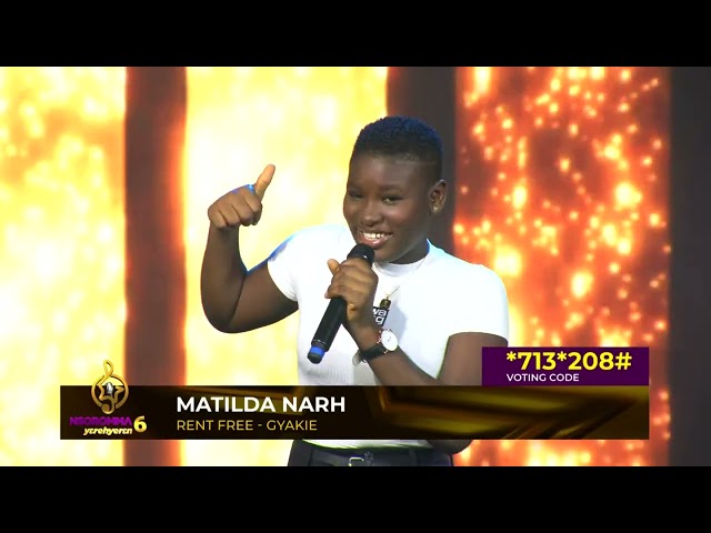 Nsoromma Season 6: Matilda Narh performed Rent Free by Gyakie