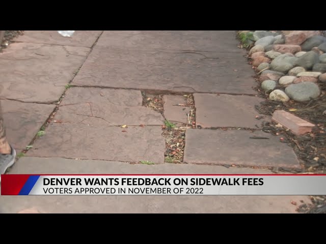 Denver seeking feedback on proposals for implementing sidewalk fees