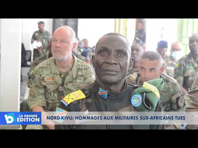 Nord-Kivu : Hommages aux militaires Sud Africains tués