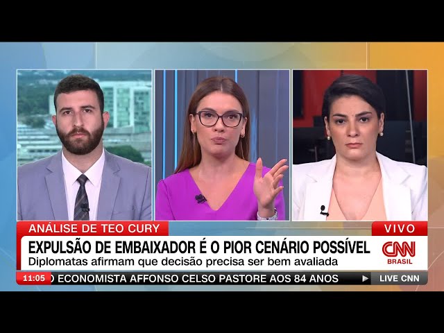 Expulsão de embaixador é pior cenário possível, dizem fontes | LIVE CNN