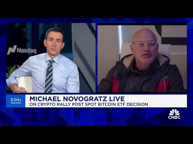 Galaxy Digital CEO Michael Novogratz on crypto rally: Still see bitcoin ending the year a lot higher