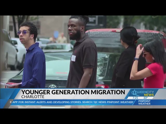 Younger generation migration to Charlotte