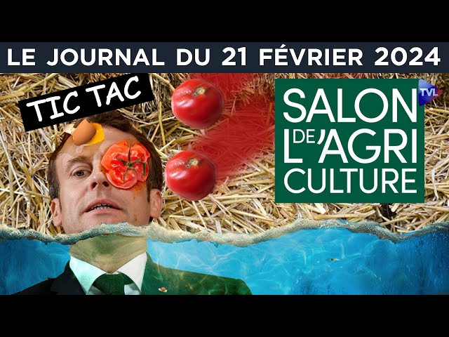 Face aux agriculteurs, Macron en sueur - JT du mercredi 21 février 2024