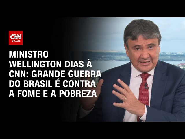 Grande guerra do Brasil é contra a fome e a pobreza, diz ministro à CNN | BASTIDORES CNN