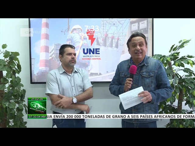 Actualización de la Generación Eléctrica en Cuba: 21/02/2024