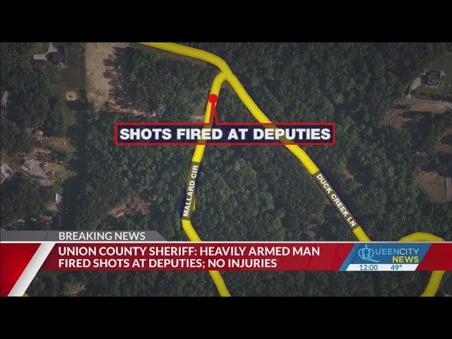 Armed man fires 8-10 shots toward deputies: Sheriff