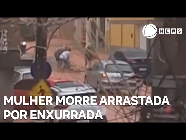 Mulher morre arrastada por enxurrada em São Paulo