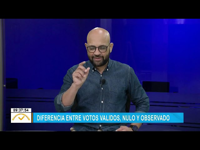 Diferencia entre votos validos, nulo y observado