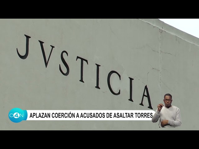 Aplazan coerción a acusado de asaltar torres