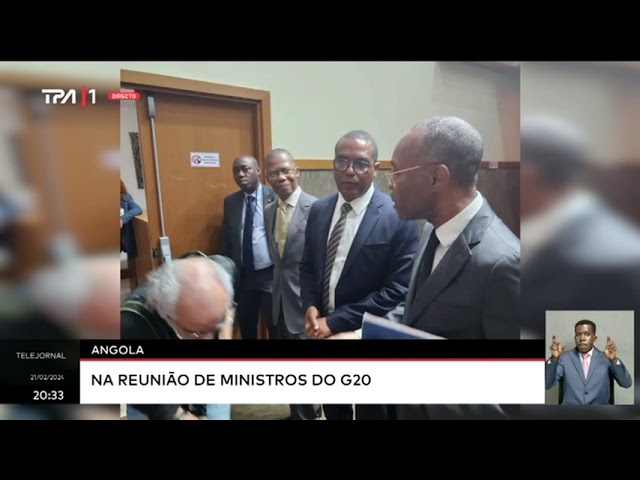 Angola na Reunião de Ministros do G20