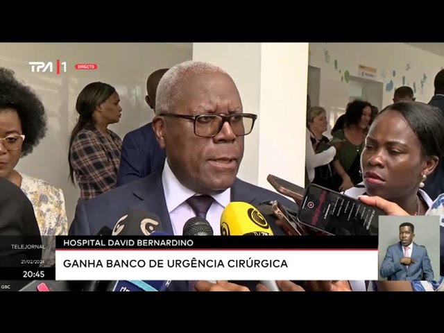 Hospital David Bernardino ganha banco de urgência cirúrgia