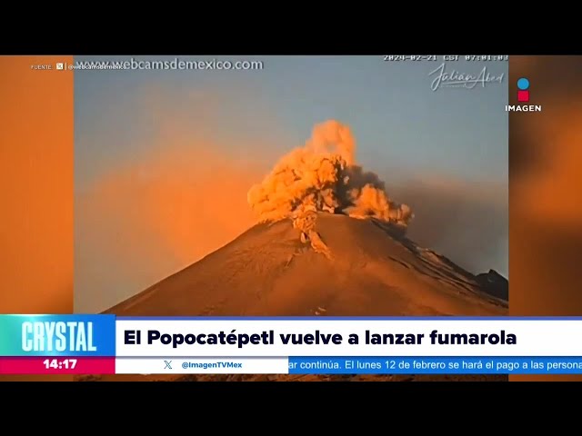 ¡Se puso bravo! Se registran explosiones en el Popocatépetl