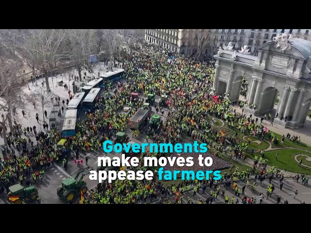 Governments make moves to appease protesting farmers