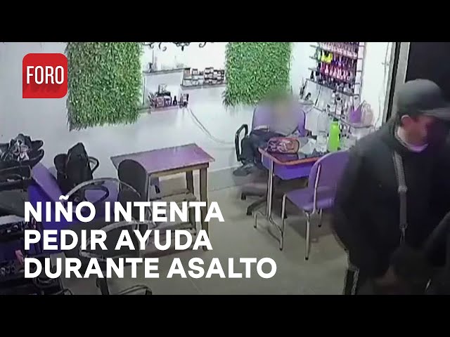 Violento asalto al interior de una estética en Tizayuca, Hidalgo - Noticias MX