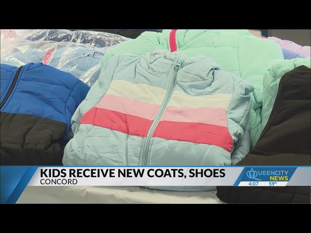 250 new coats, socks, shoes to children in need