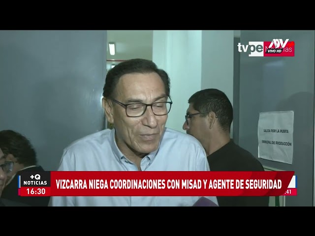Martín Vizcarra niega coordinaciones con Hugo Misad y agente de seguridad