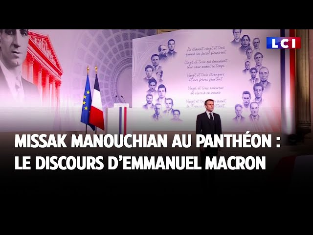 Missak et Mélinée Manouchian, "odyssée du 20ème siècle" salue Emmanuel Macron