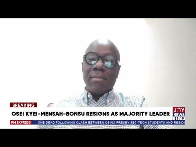 Osei Kyei-Mensah-Bonsu's resignation: Majority Leader was pushed out of his position - Dr. Dram