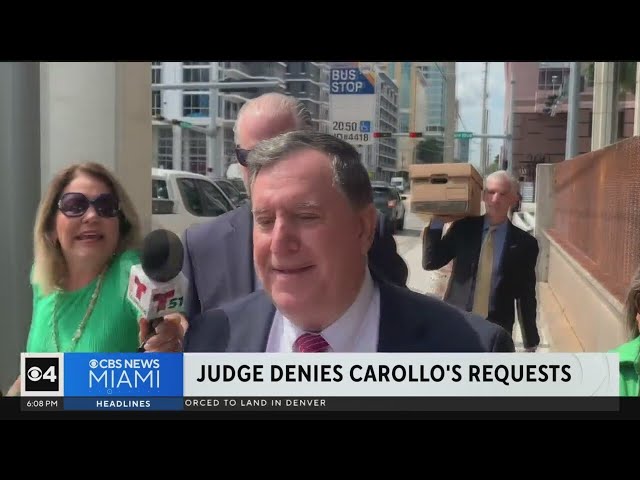 Miami Commissioner Joe Carollo denied new trial