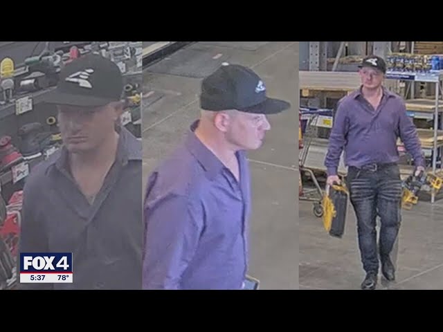 Trackdown: Help find suspect who stole power tools from Fort Worth store