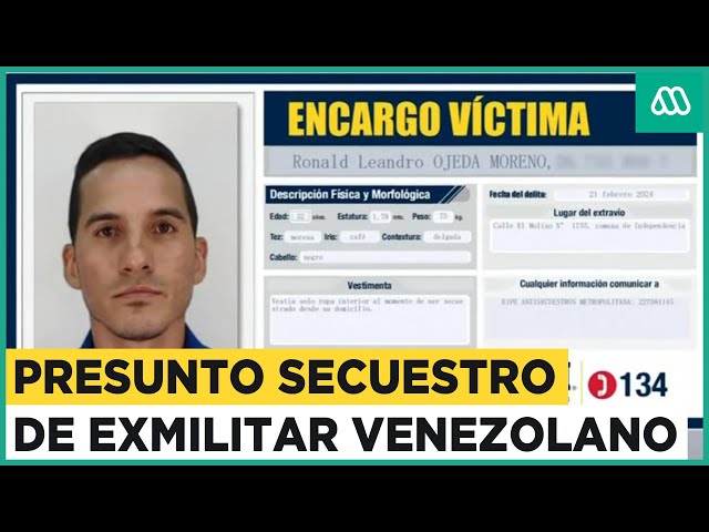 Investigan presunto secuestro de exmilitar venezolano