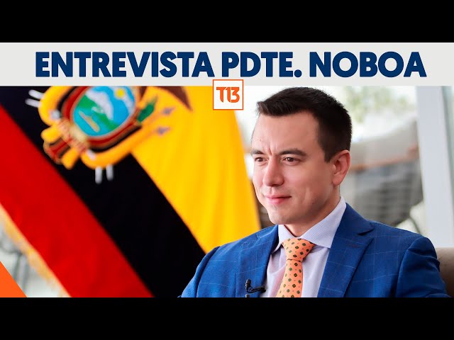 Exclusivo | Presidente Noboa aborda crisis de seguridad en Ecuador