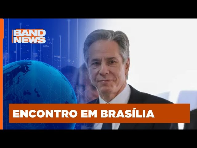 Blinken discute crise com Israel em reunião com Lula | BandNewsTV