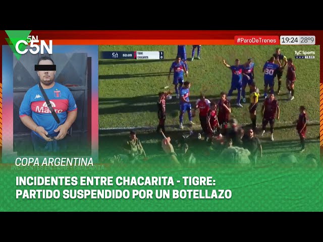 ⁣DETUVIERON al HOMBRE que AGREDIÓ a FERNANDO BRANDÁN en TIGRE - CHACARITA por la COPA ARGENTINA