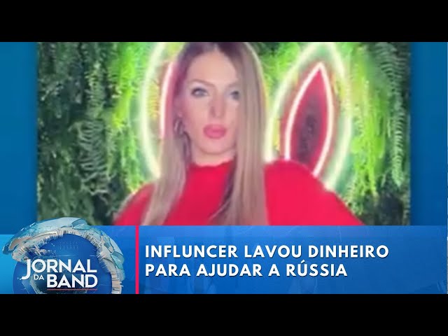 Influencer russa admite lavagem de dinheiro para ajudar Rússia na guerra | Jornal da Band