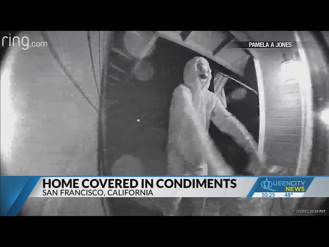 ⁣San Francisco teacher's home vandalized with condiments