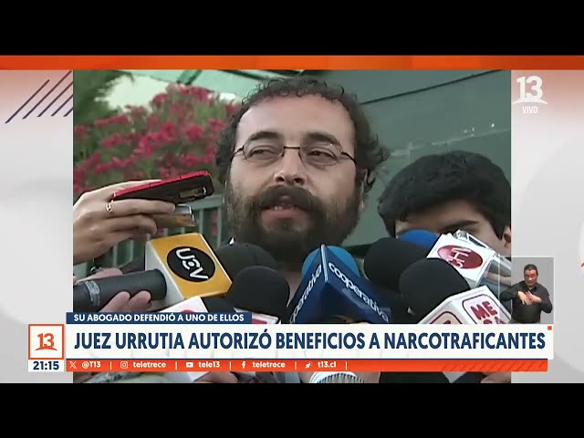 Juez Urrutia otorgó beneficio carcelario a narco con quien comparte abogado