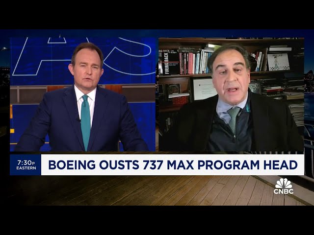 Boeing needed to focus on accountability: Yale's Sonnenfeld on ousting of Max 737 program head