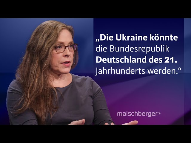 US-Historikerin Mary Sarotte und Militärexpertin Claudia Major über den Ukraine-Krieg | maischberger