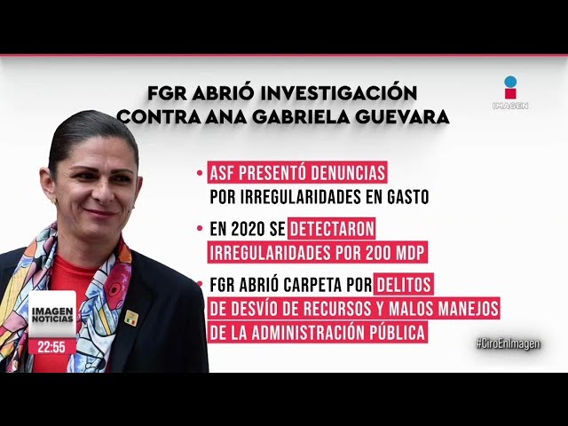 FGR investiga a Ana Gabriela Guevara por desvío de recursos en la Conade | Ciro Gómez Leyva